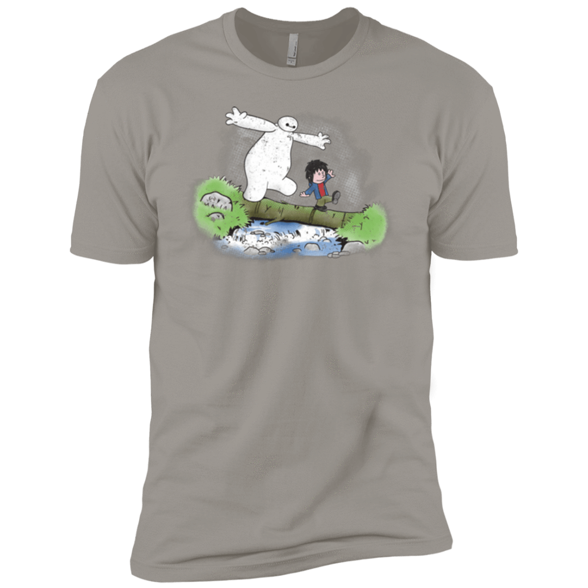 T-Shirts Light Grey / YXS Baymax And Hiro Boys Premium T-Shirt