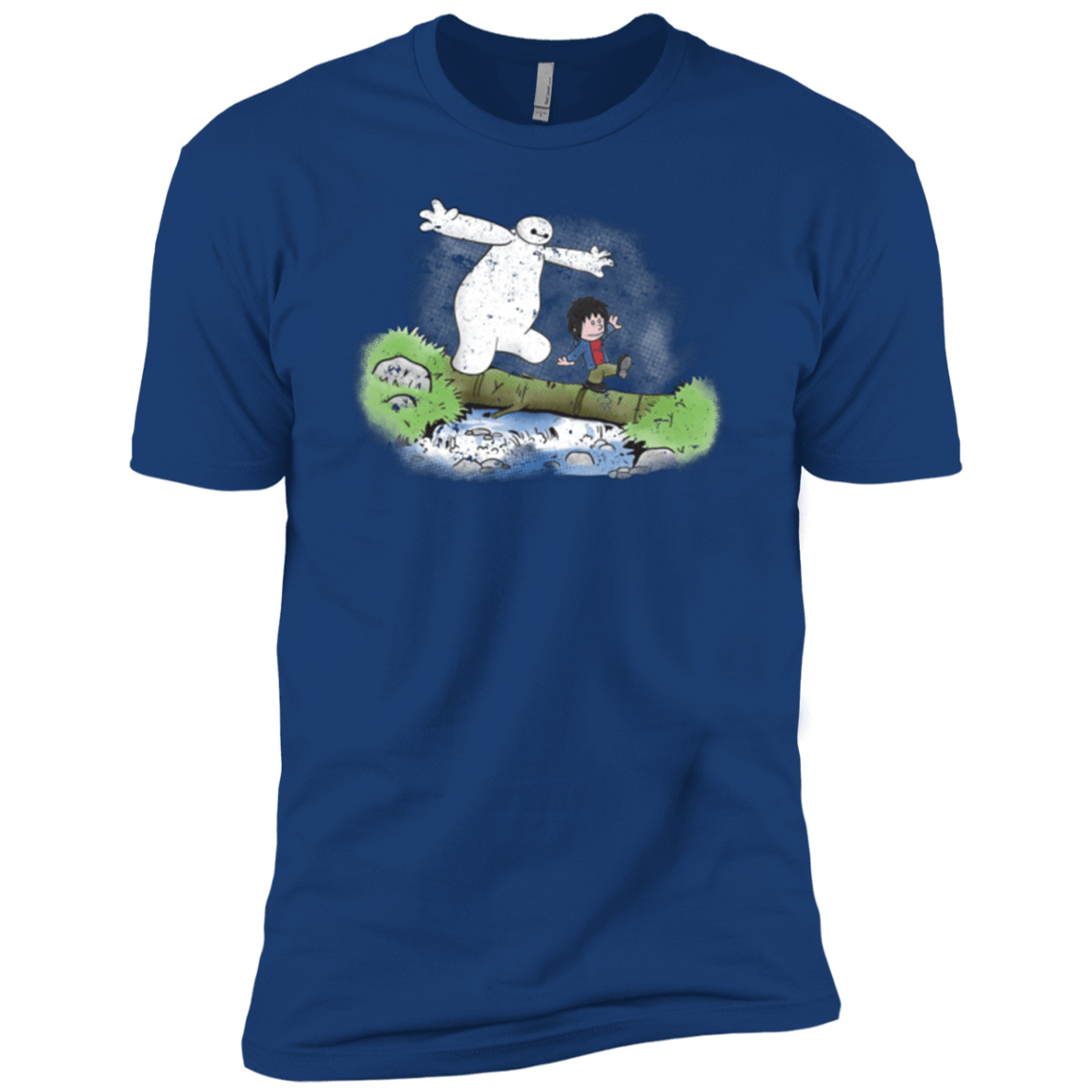 T-Shirts Royal / YXS Baymax And Hiro Boys Premium T-Shirt