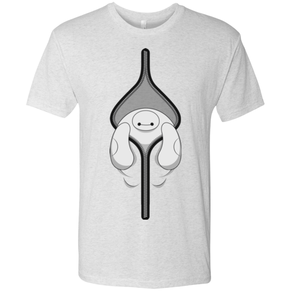 T-Shirts Heather White / Small Baymax Men's Triblend T-Shirt