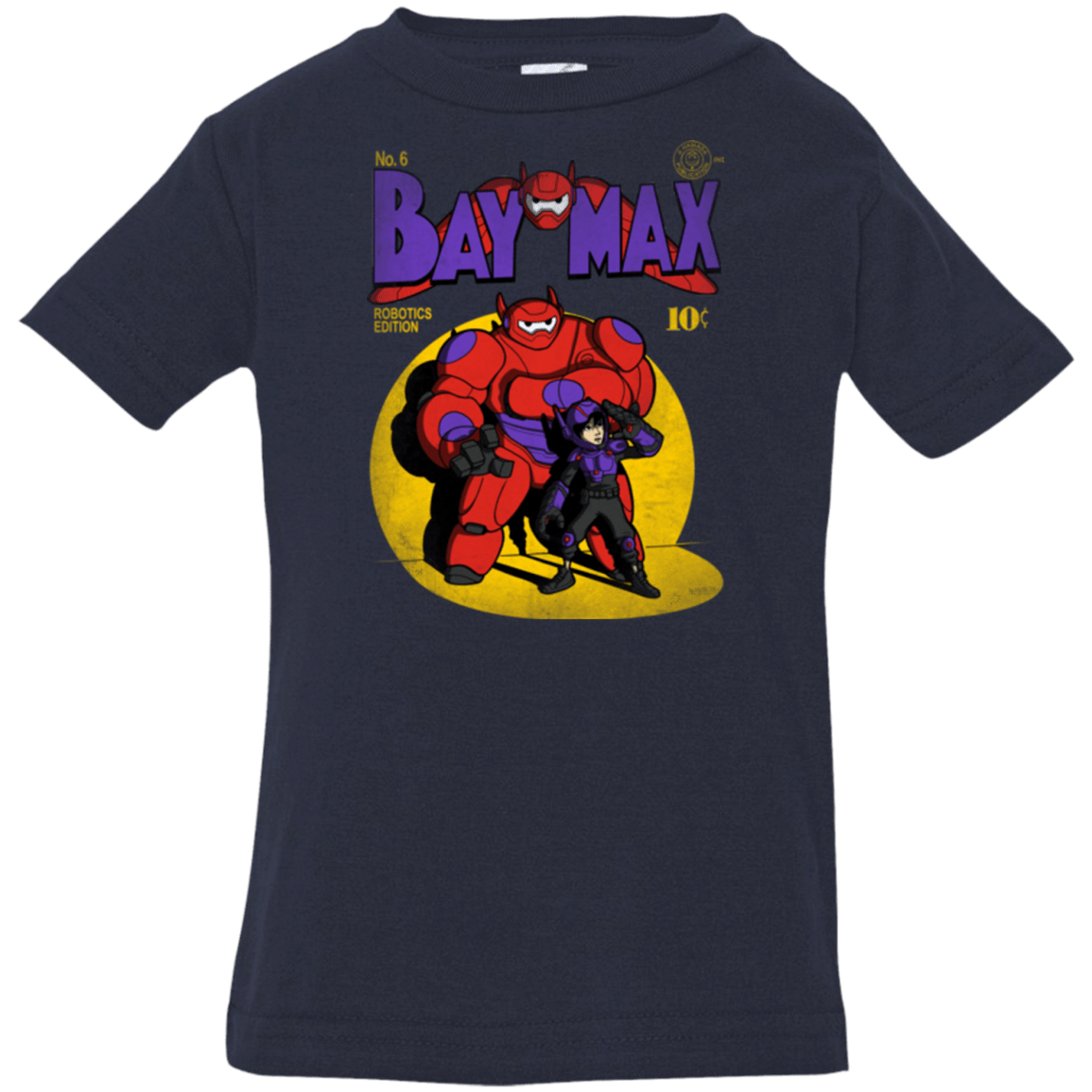 T-Shirts Navy / 6 Months Baymax Number 9 Infant Premium T-Shirt