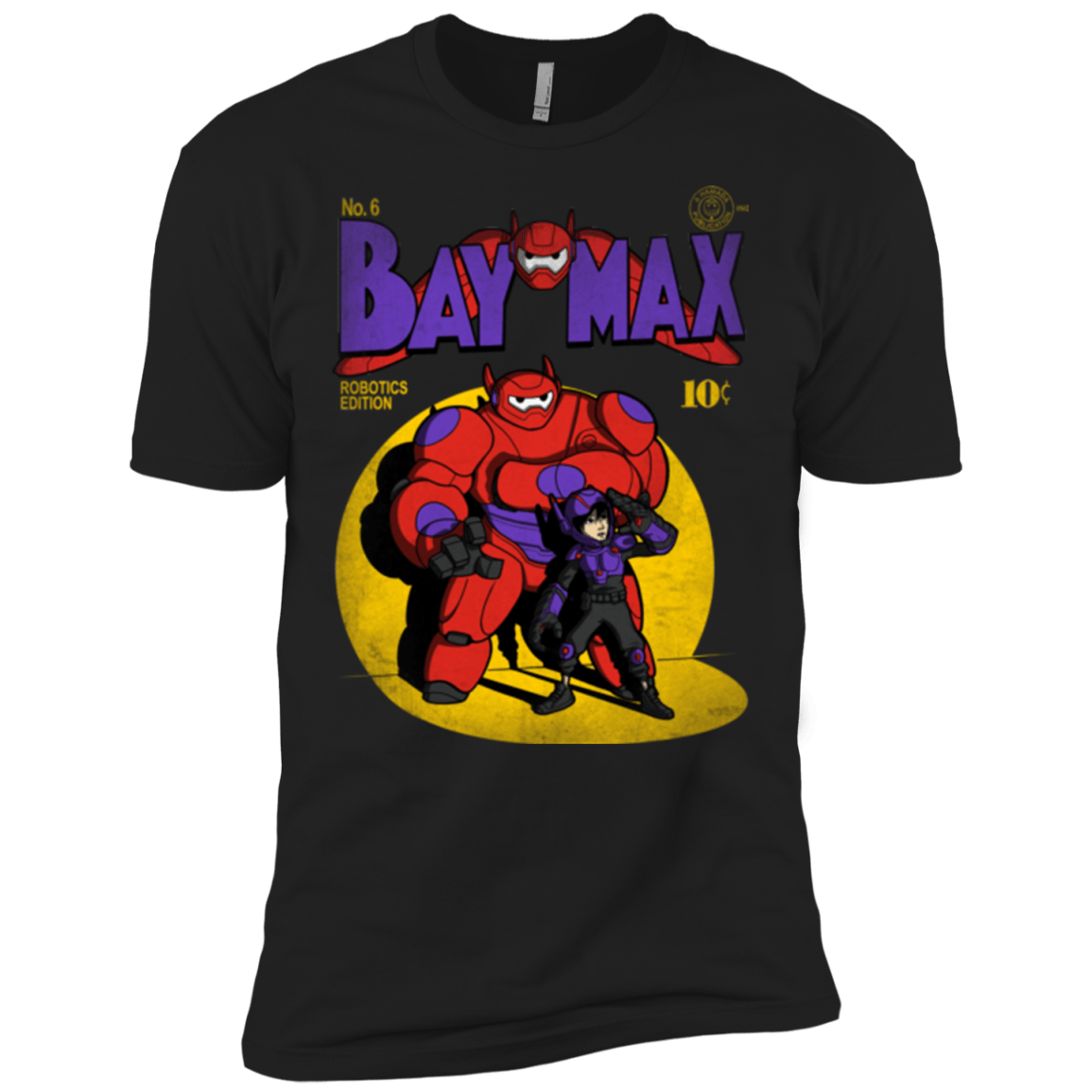 T-Shirts Black / X-Small Baymax Number 9 Men's Premium T-Shirt