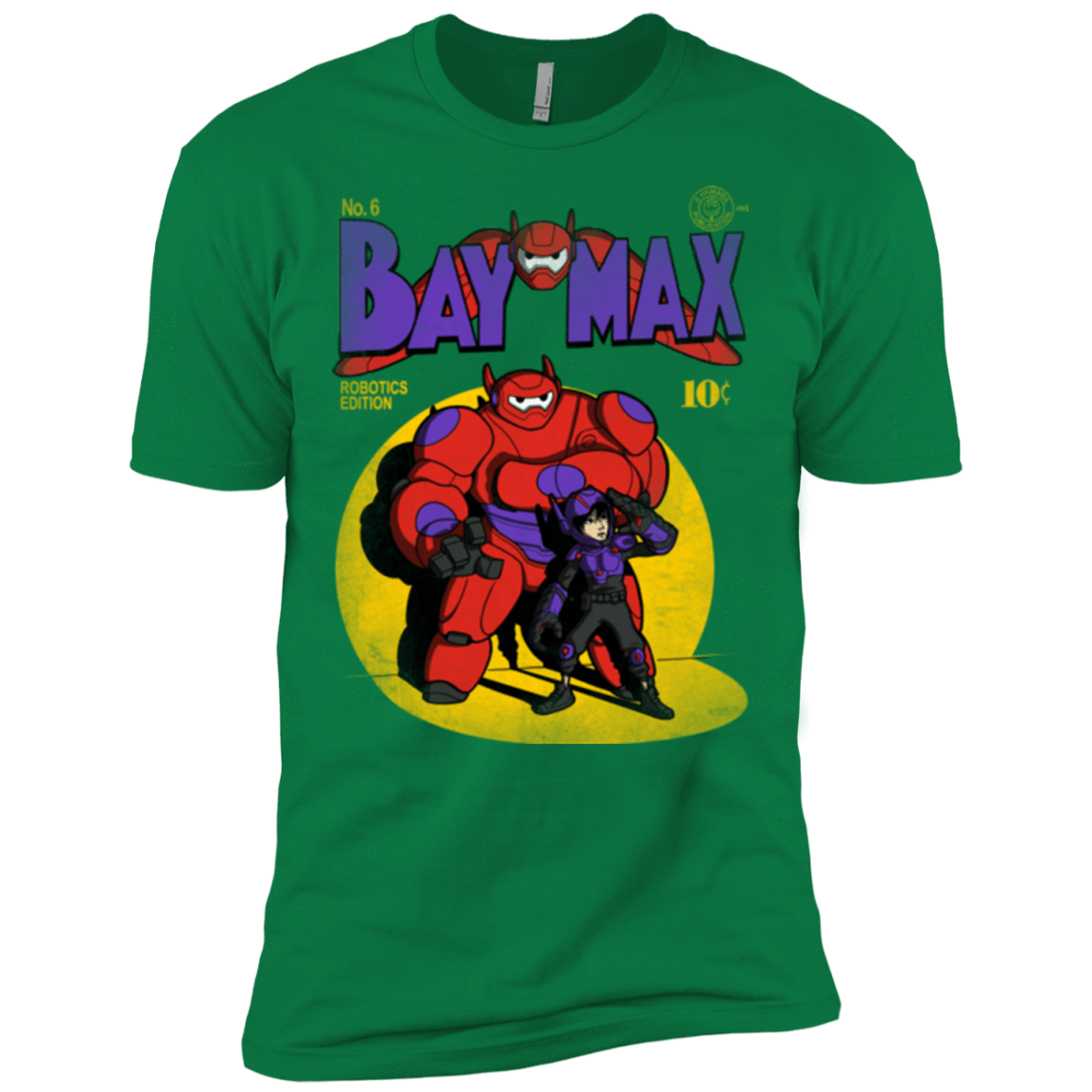 T-Shirts Kelly Green / X-Small Baymax Number 9 Men's Premium T-Shirt