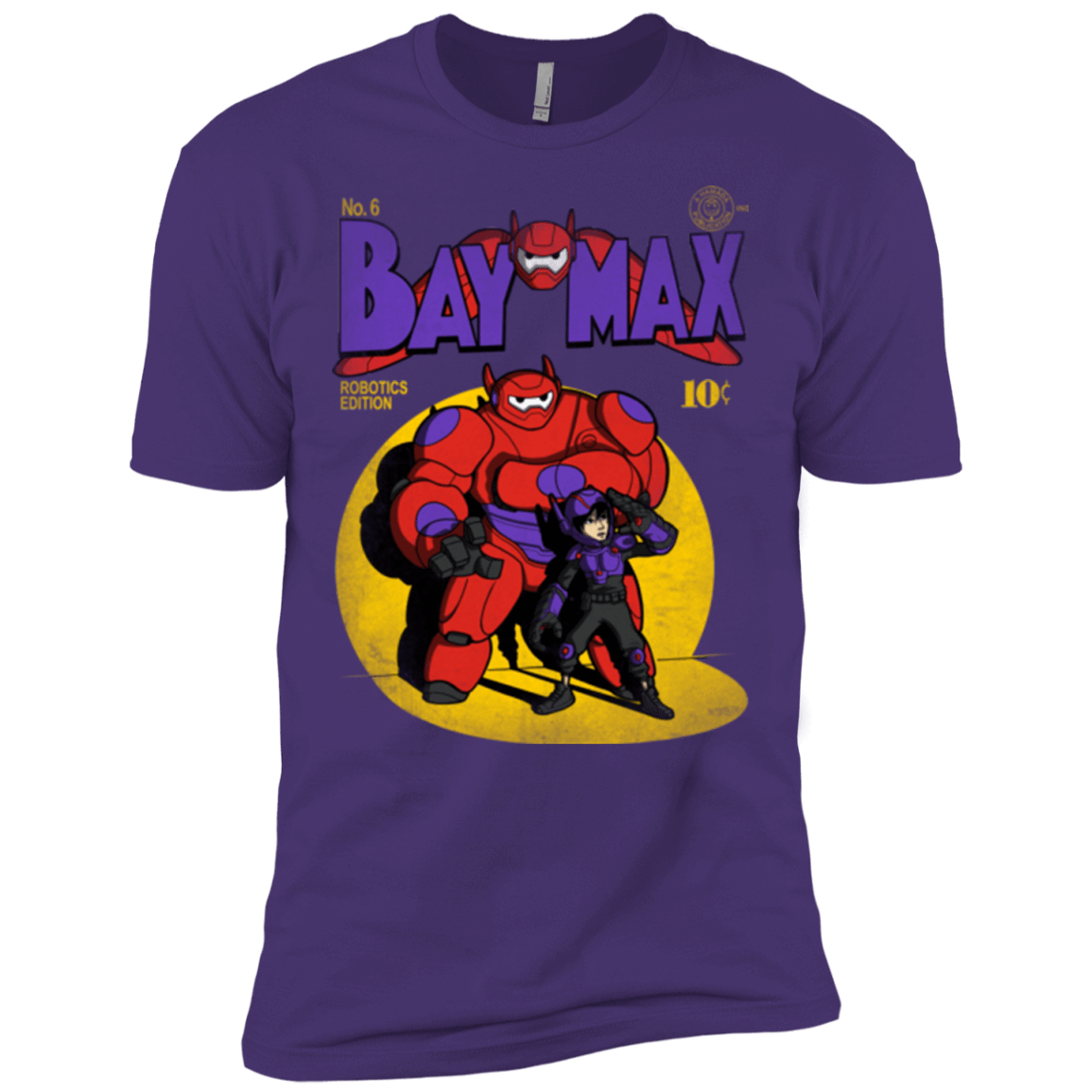 T-Shirts Purple / X-Small Baymax Number 9 Men's Premium T-Shirt