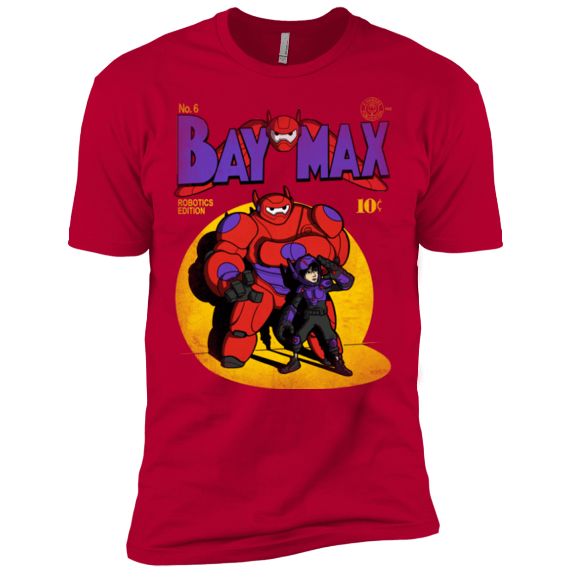 T-Shirts Red / X-Small Baymax Number 9 Men's Premium T-Shirt