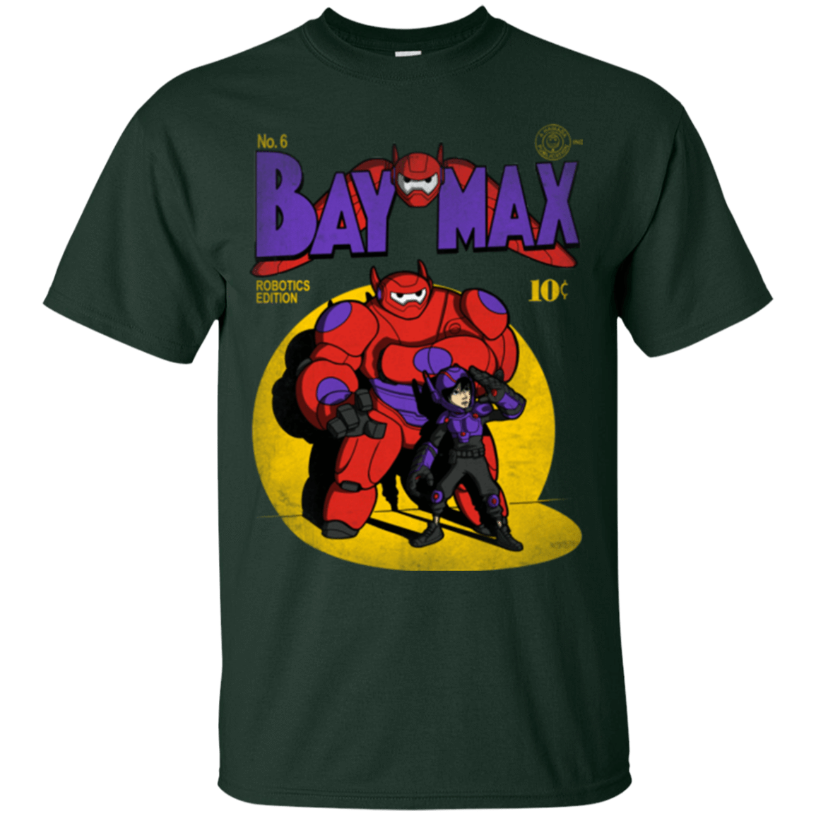 T-Shirts Forest Green / Small Baymax Number 9 T-Shirt