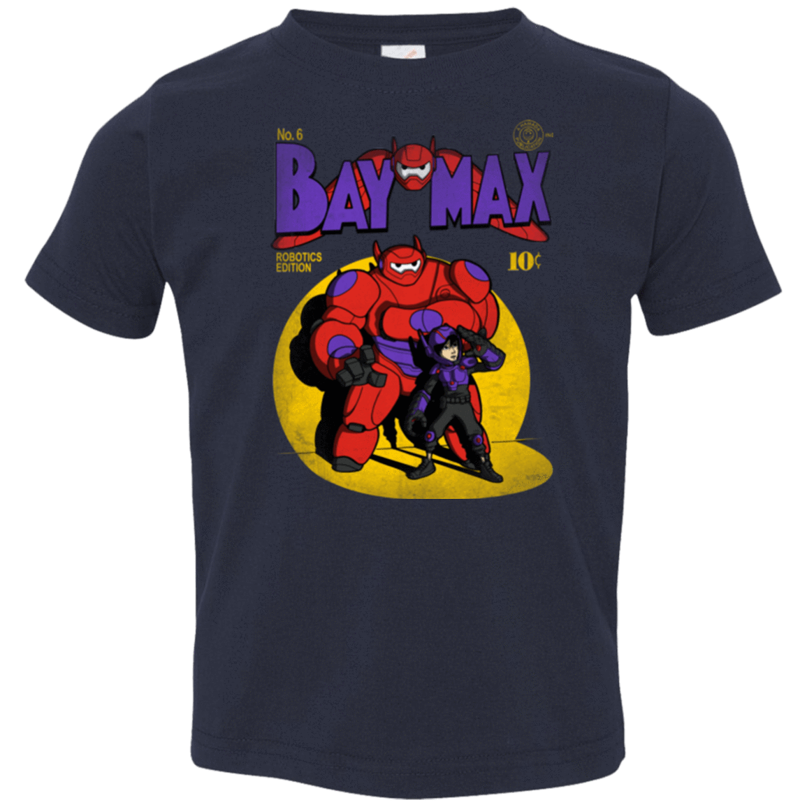T-Shirts Navy / 2T Baymax Number 9 Toddler Premium T-Shirt