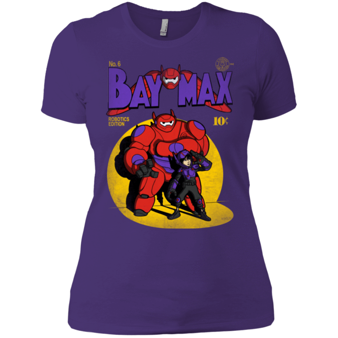 T-Shirts Purple / X-Small Baymax Number 9 Women's Premium T-Shirt