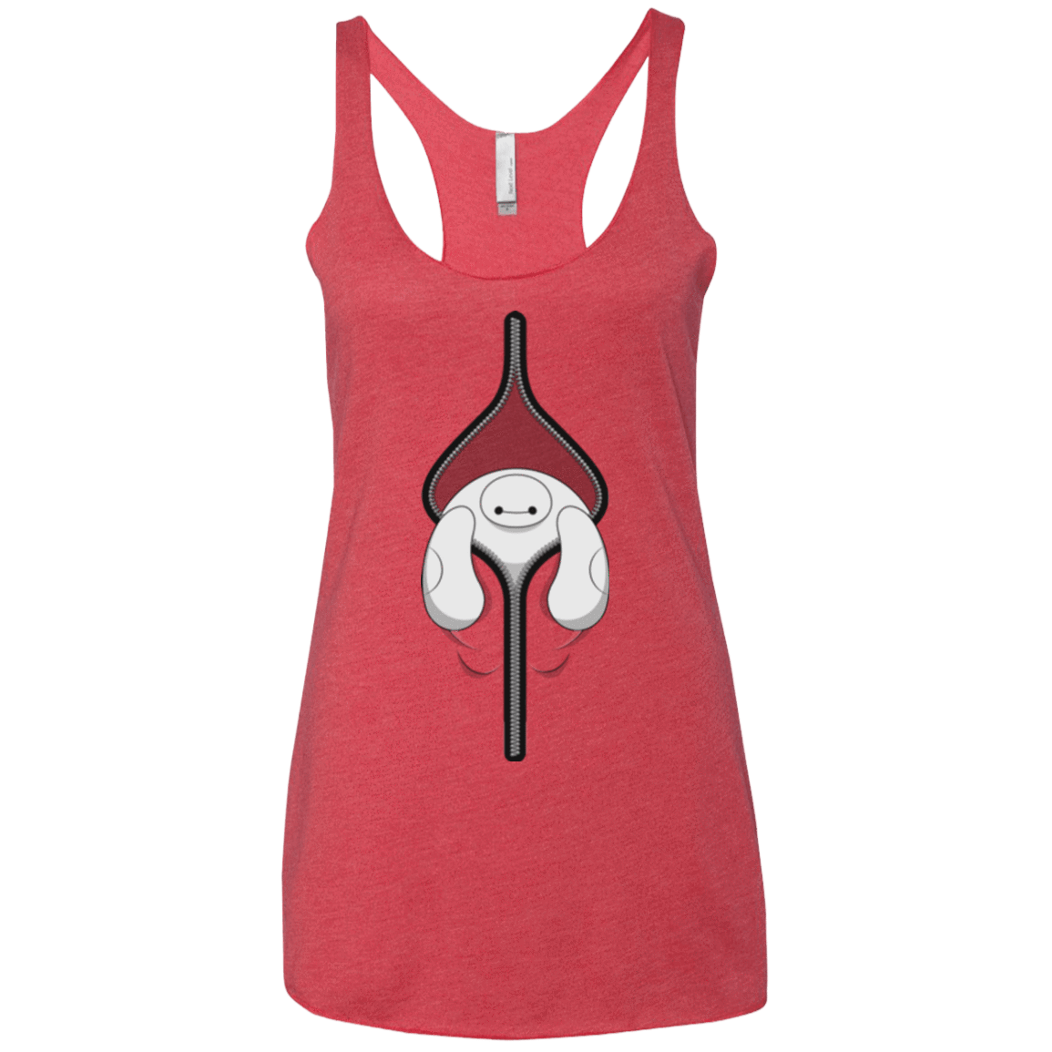 T-Shirts Vintage Red / X-Small Baymax Women's Triblend Racerback Tank