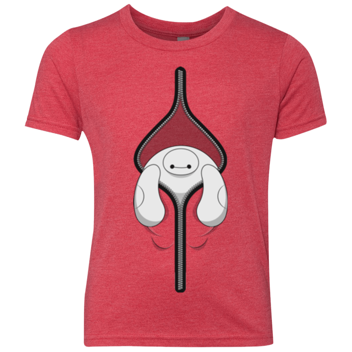 T-Shirts Vintage Red / YXS Baymax Youth Triblend T-Shirt