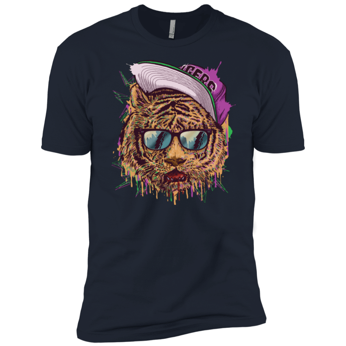 T-Shirts Midnight Navy / YXS Bayside Tigers Boys Premium T-Shirt