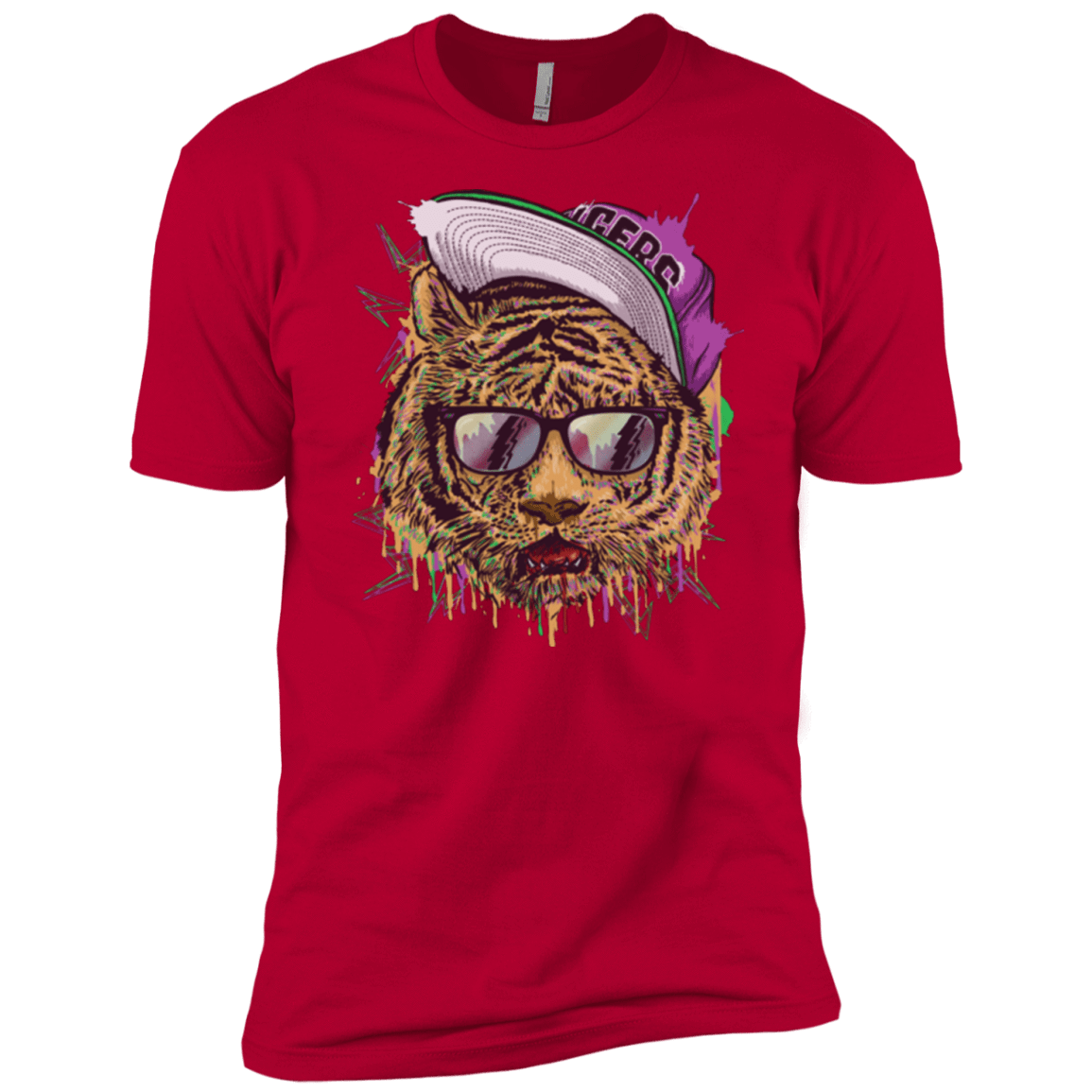 T-Shirts Red / YXS Bayside Tigers Boys Premium T-Shirt