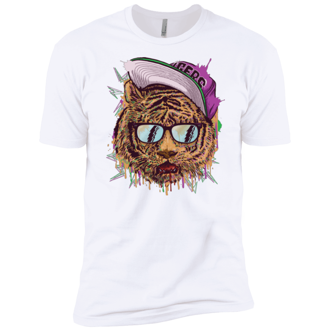 T-Shirts White / YXS Bayside Tigers Boys Premium T-Shirt