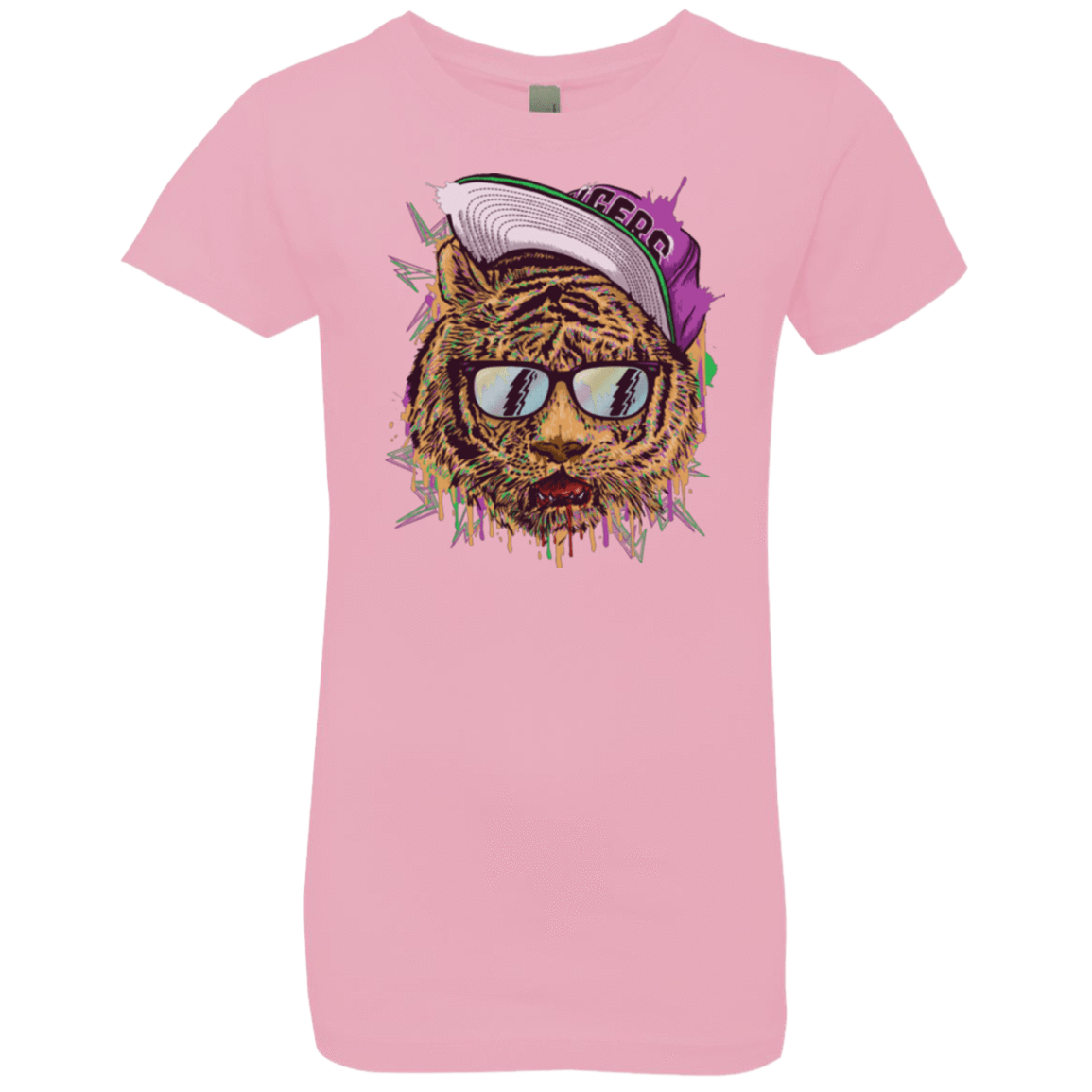 T-Shirts Light Pink / YXS Bayside Tigers Girls Premium T-Shirt