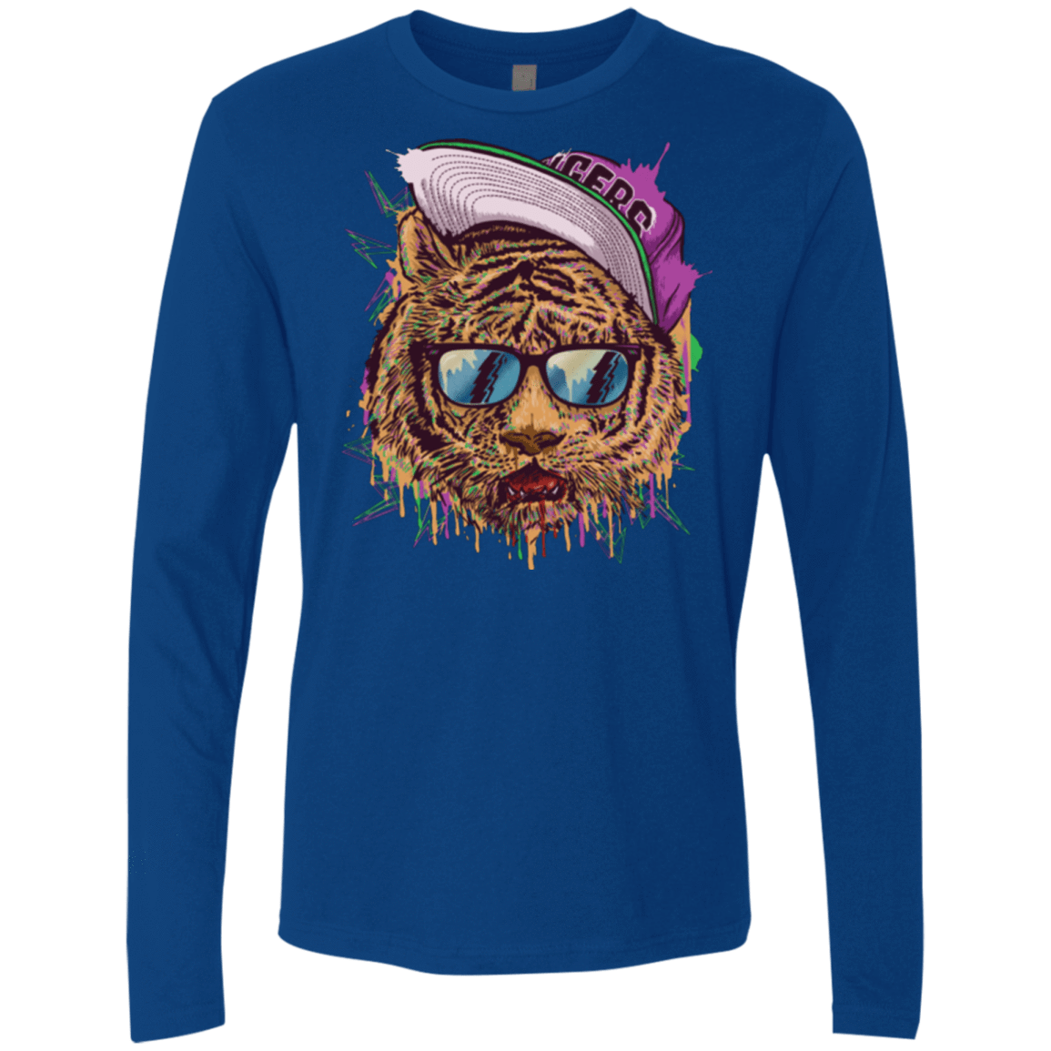 T-Shirts Royal / Small Bayside Tigers Men's Premium Long Sleeve