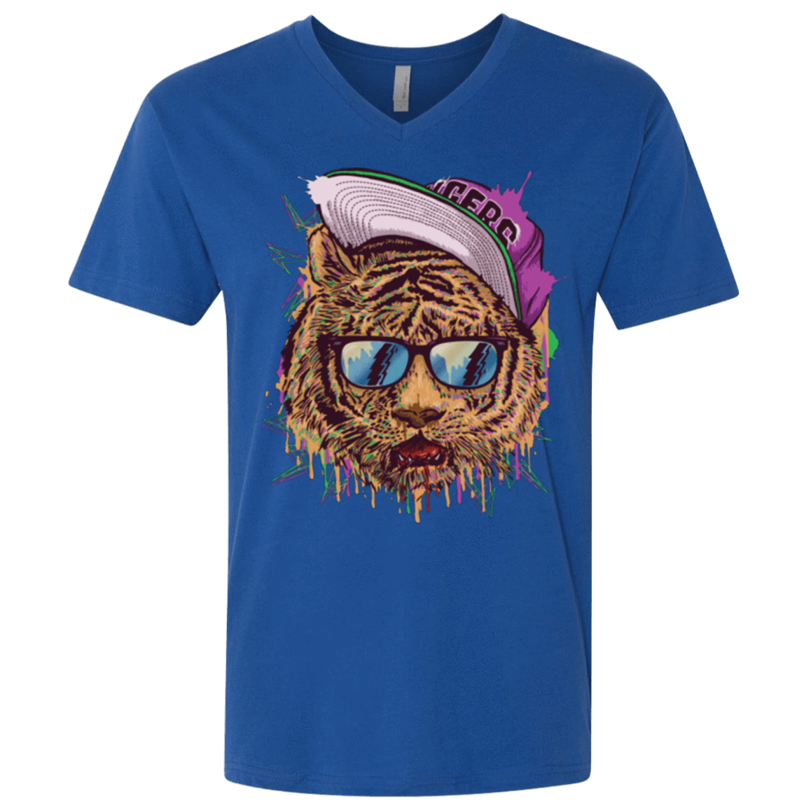 T-Shirts Royal / X-Small Bayside Tigers Men's Premium V-Neck