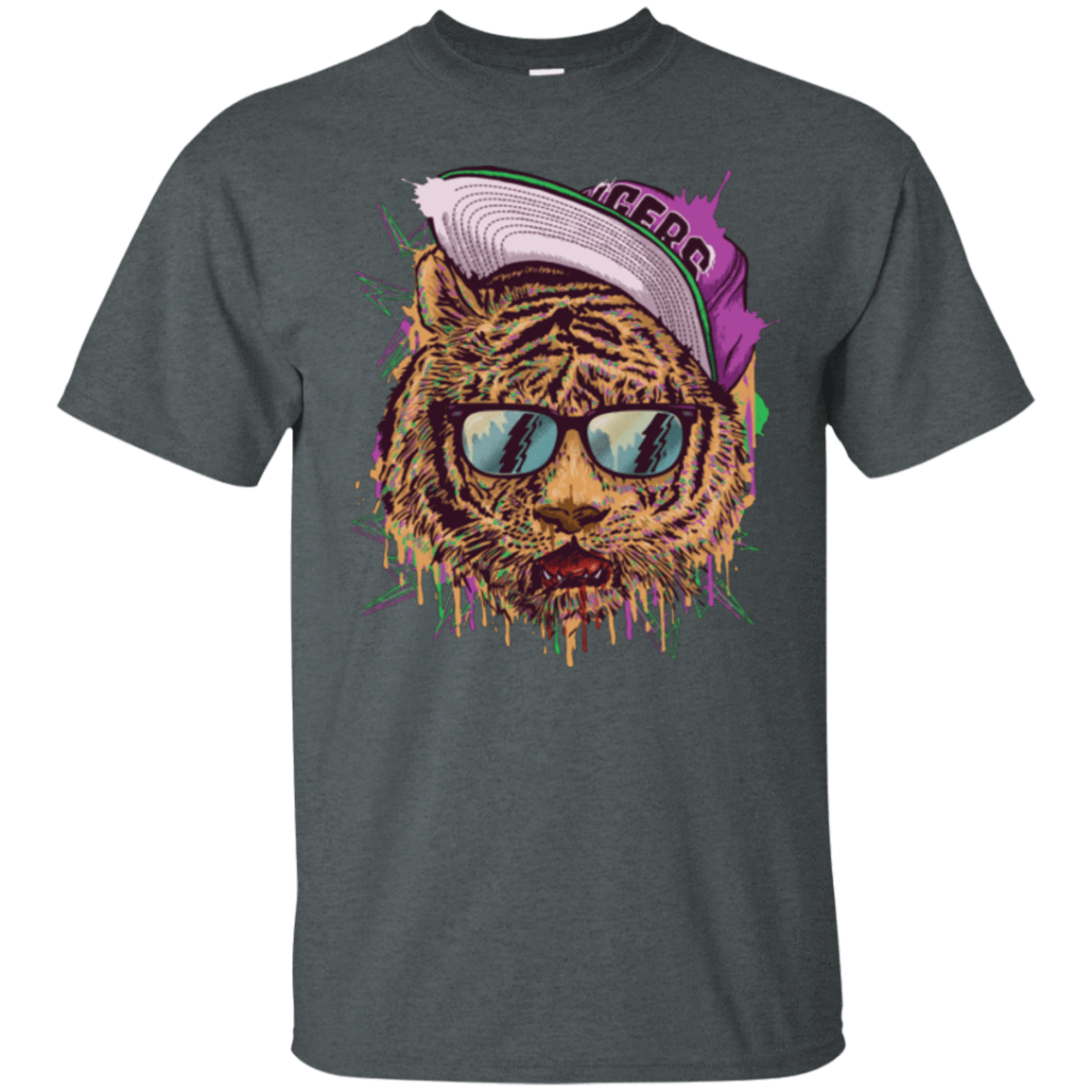 T-Shirts Dark Heather / Small Bayside Tigers T-Shirt