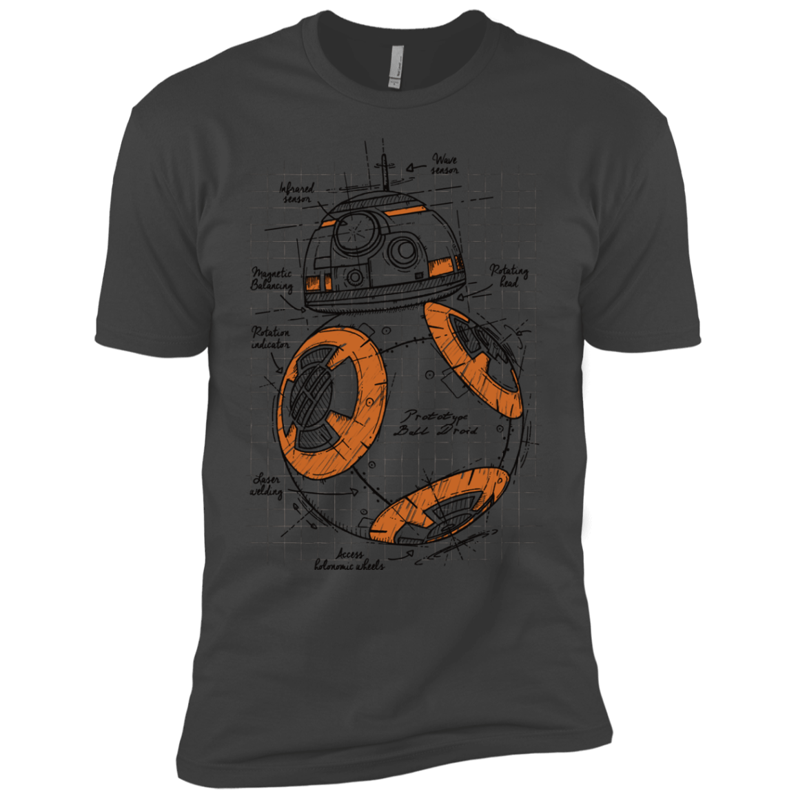 T-Shirts Heavy Metal / YXS BB-8 Plan Boys Premium T-Shirt