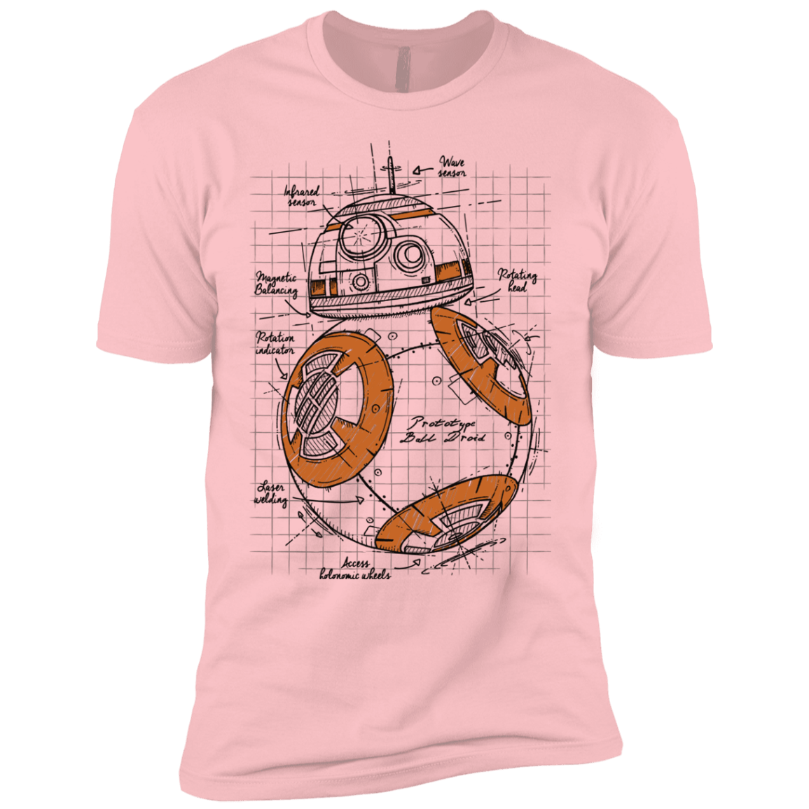 T-Shirts Light Pink / YXS BB-8 Plan Boys Premium T-Shirt