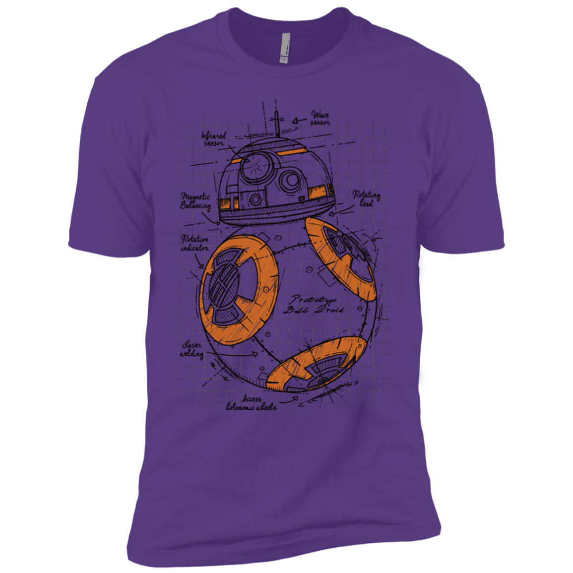 T-Shirts Purple Rush / YXS BB-8 Plan Boys Premium T-Shirt