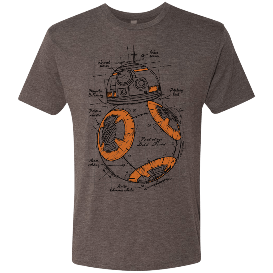 T-Shirts Macchiato / S BB-8 Plan Men's Triblend T-Shirt