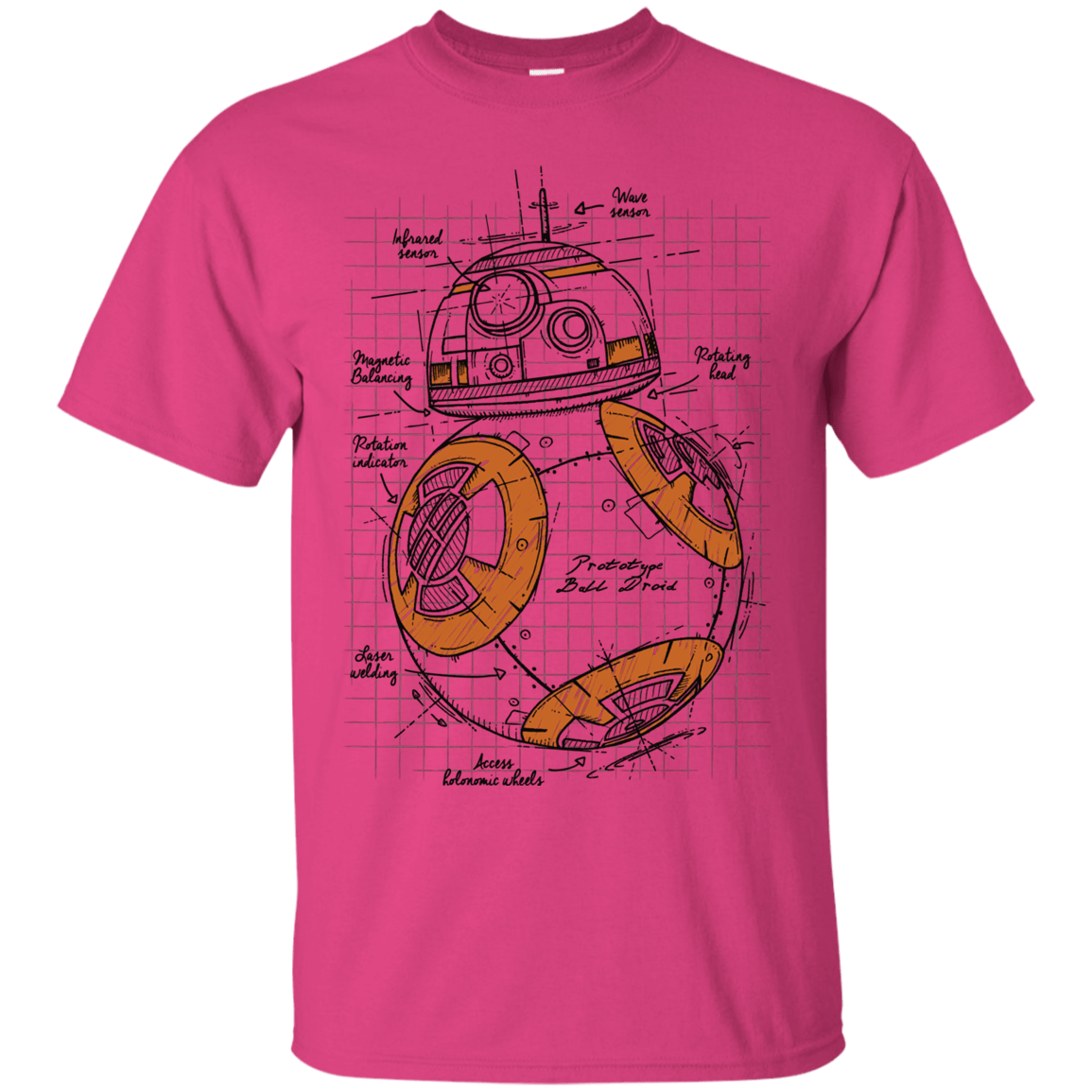 T-Shirts Heliconia / S BB-8 Plan T-Shirt