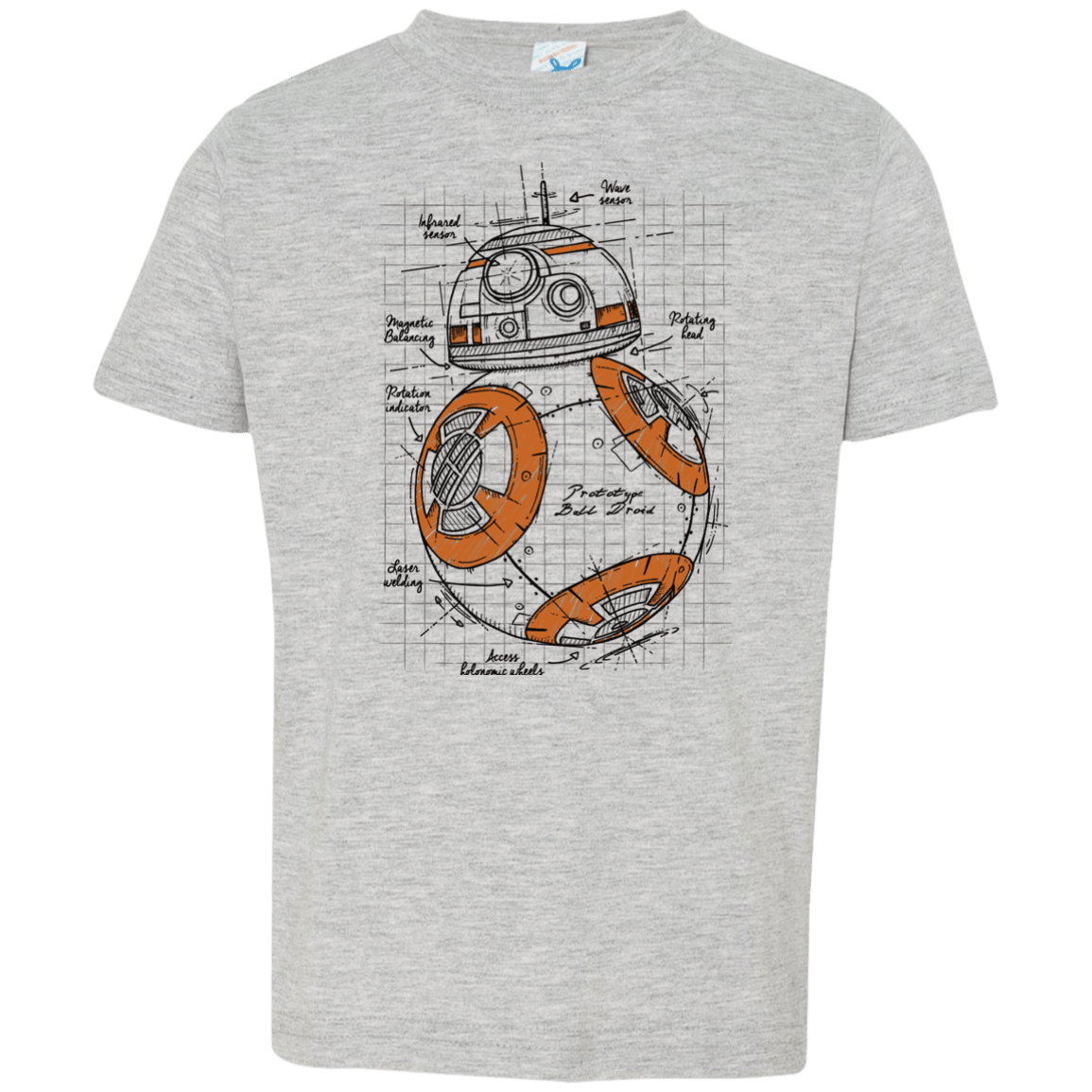 T-Shirts Heather Grey / 2T BB-8 Plan Toddler Premium T-Shirt