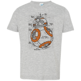 T-Shirts Heather Grey / 2T BB-8 Plan Toddler Premium T-Shirt