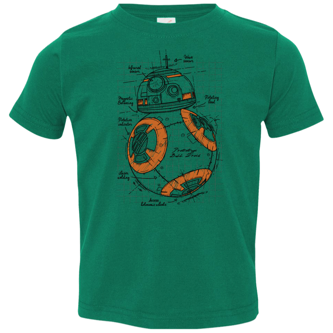 T-Shirts Kelly / 2T BB-8 Plan Toddler Premium T-Shirt