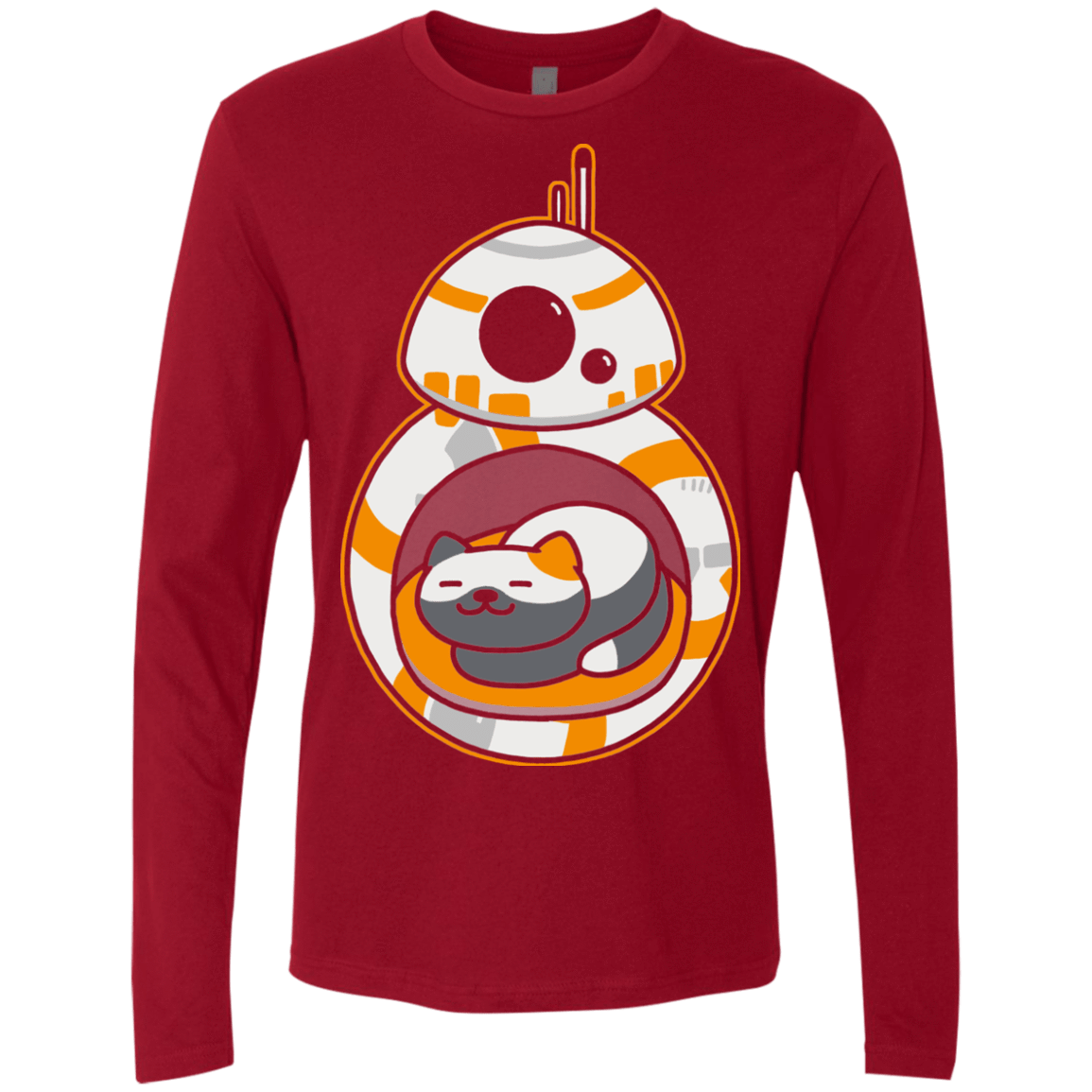 T-Shirts Cardinal / Small BB Atsume Men's Premium Long Sleeve