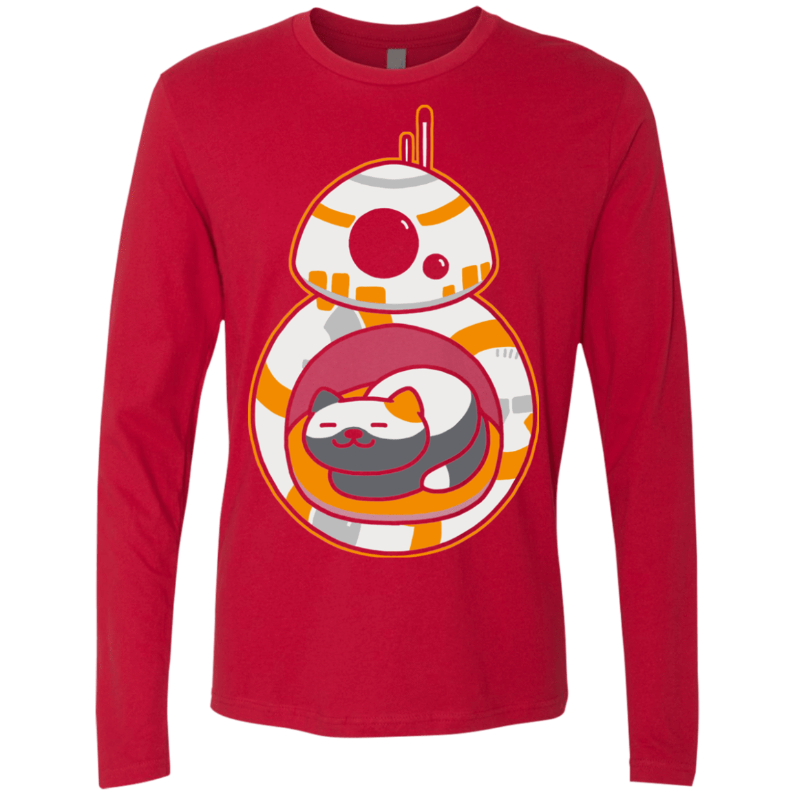 T-Shirts Red / Small BB Atsume Men's Premium Long Sleeve