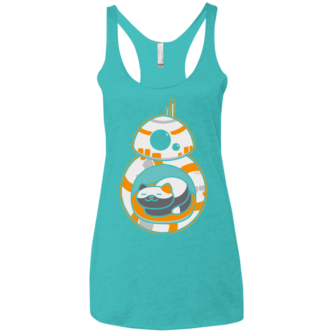 T-Shirts Tahiti Blue / X-Small BB Atsume Women's Triblend Racerback Tank