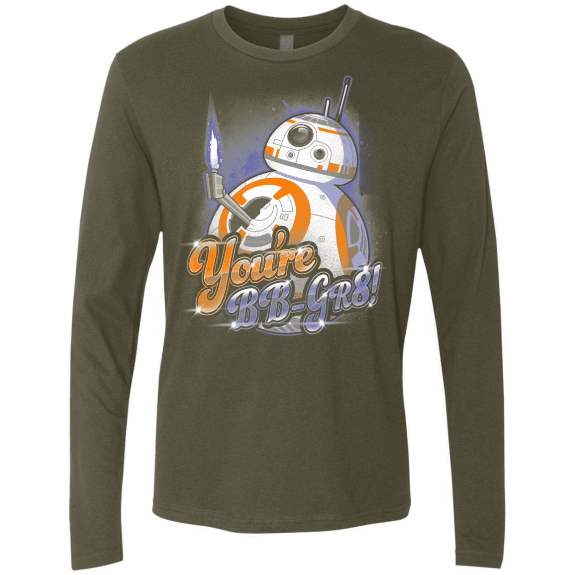 T-Shirts Military Green / S BB Great Men's Premium Long Sleeve