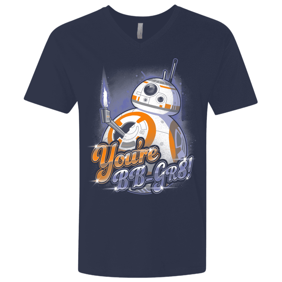 T-Shirts Midnight Navy / X-Small BB Great Men's Premium V-Neck