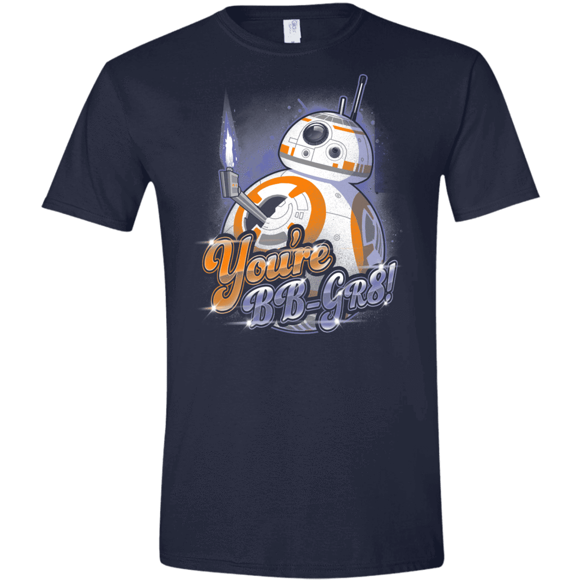 T-Shirts Navy / X-Small BB Great Men's Semi-Fitted Softstyle