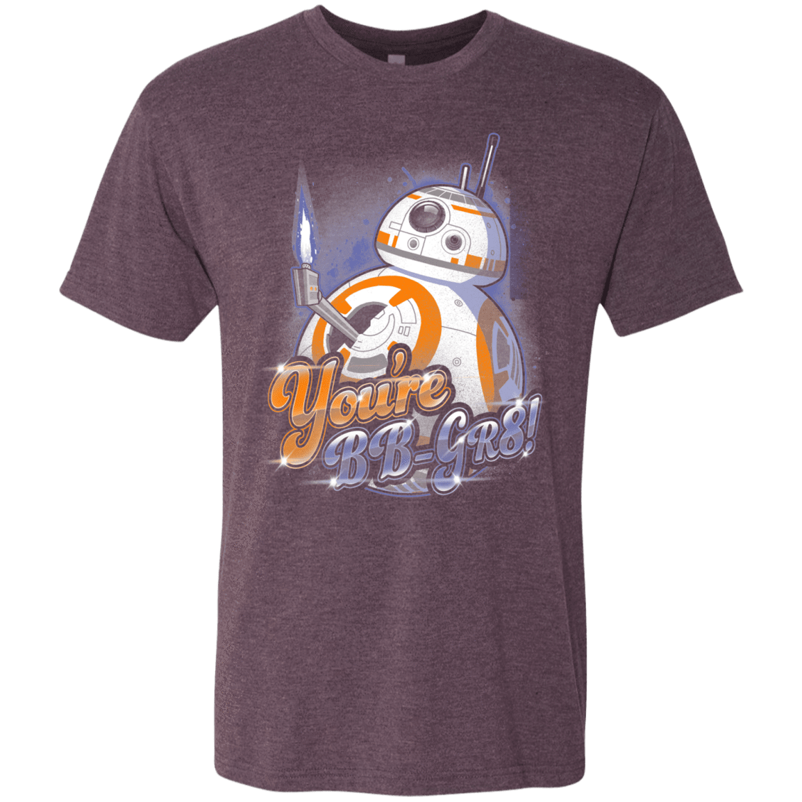 T-Shirts Vintage Purple / S BB Great Men's Triblend T-Shirt