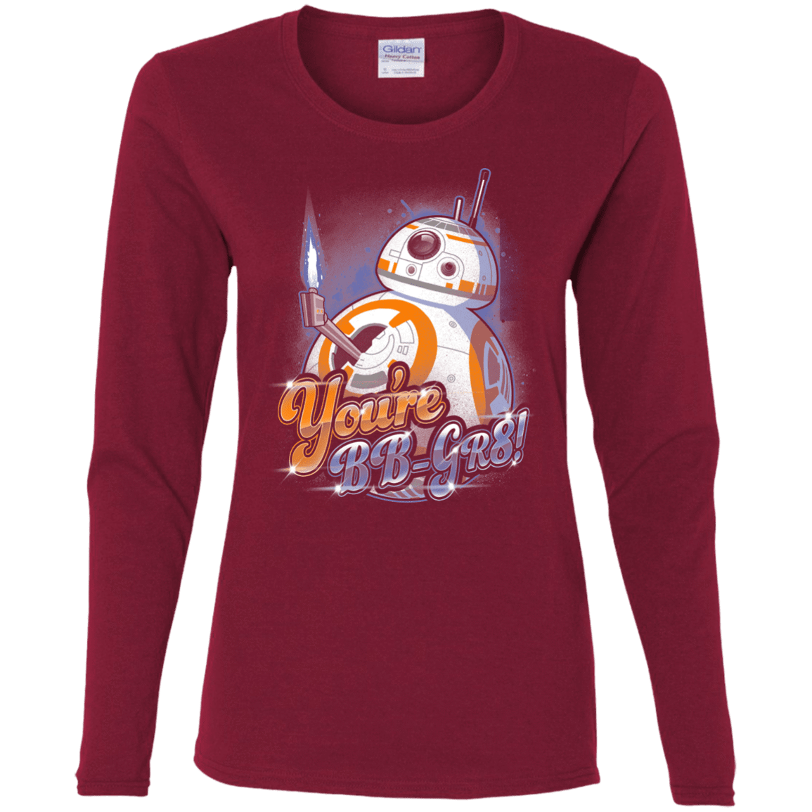 T-Shirts Cardinal / S BB Great Women's Long Sleeve T-Shirt