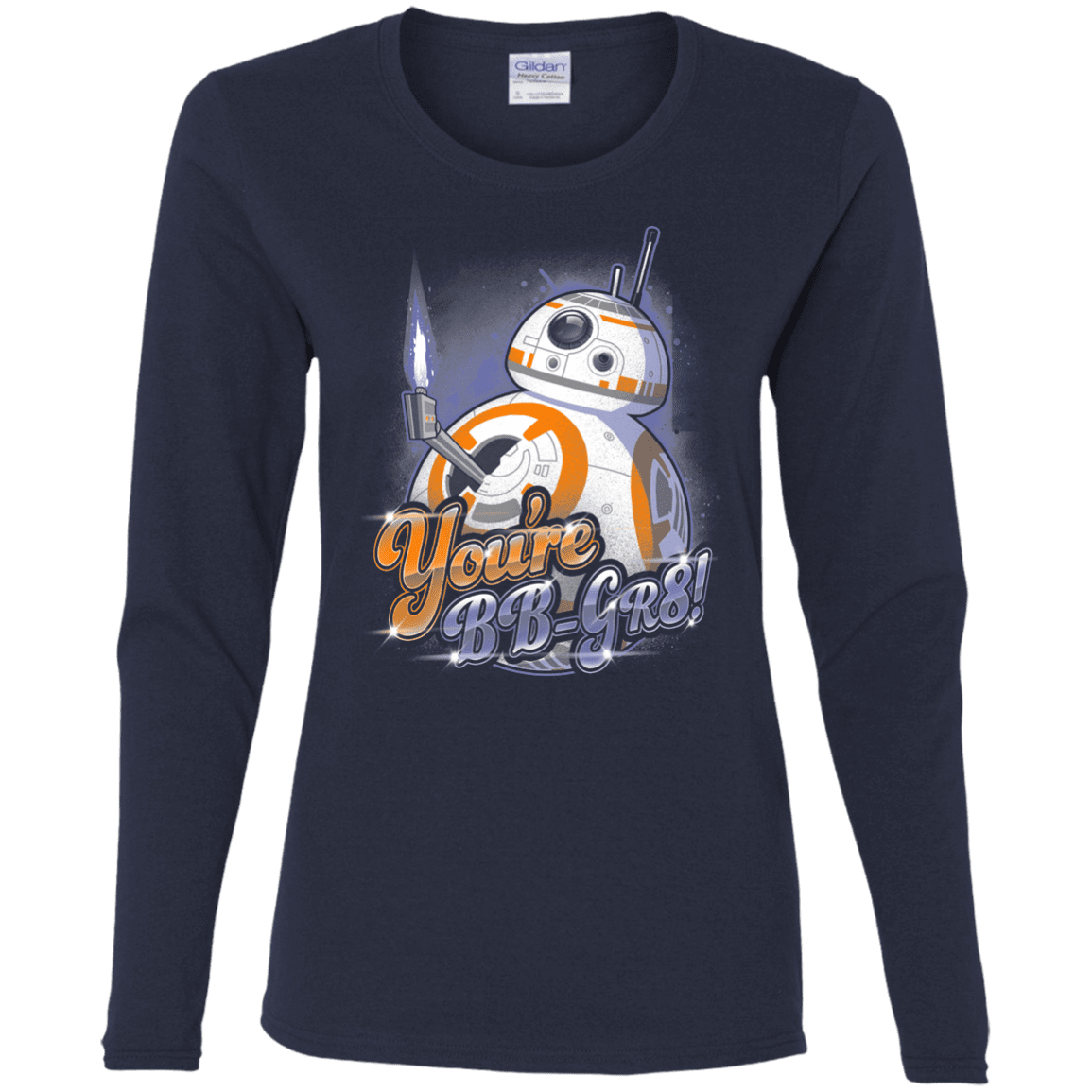 T-Shirts Navy / S BB Great Women's Long Sleeve T-Shirt