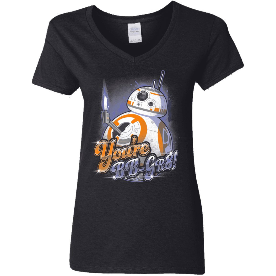 T-Shirts Black / S BB Great Women's V-Neck T-Shirt