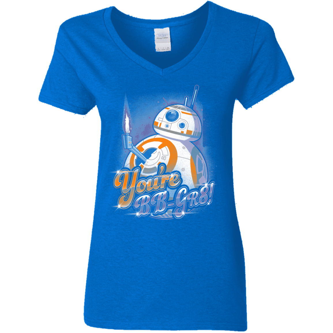 T-Shirts Royal / S BB Great Women's V-Neck T-Shirt