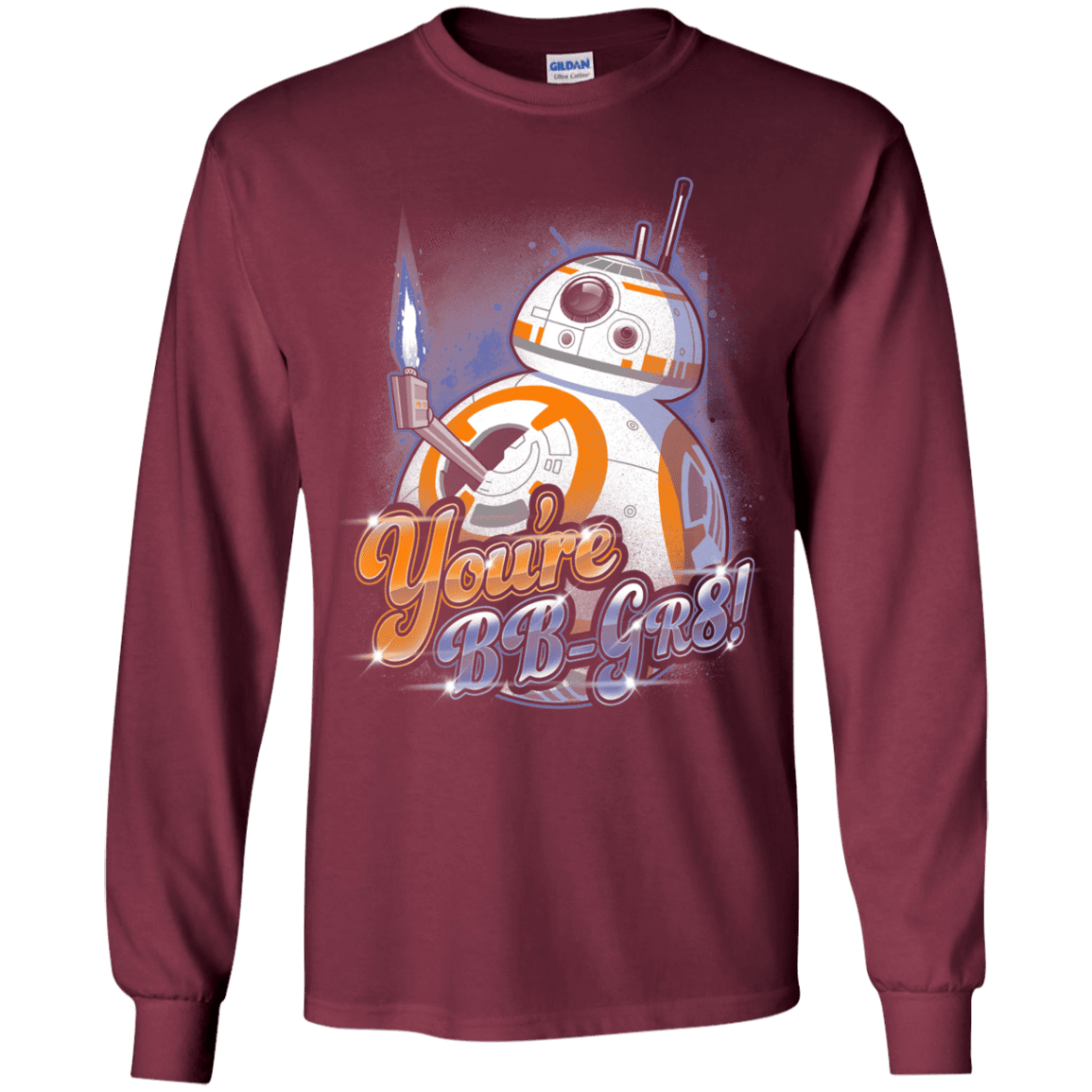 T-Shirts Maroon / YS BB Great Youth Long Sleeve T-Shirt