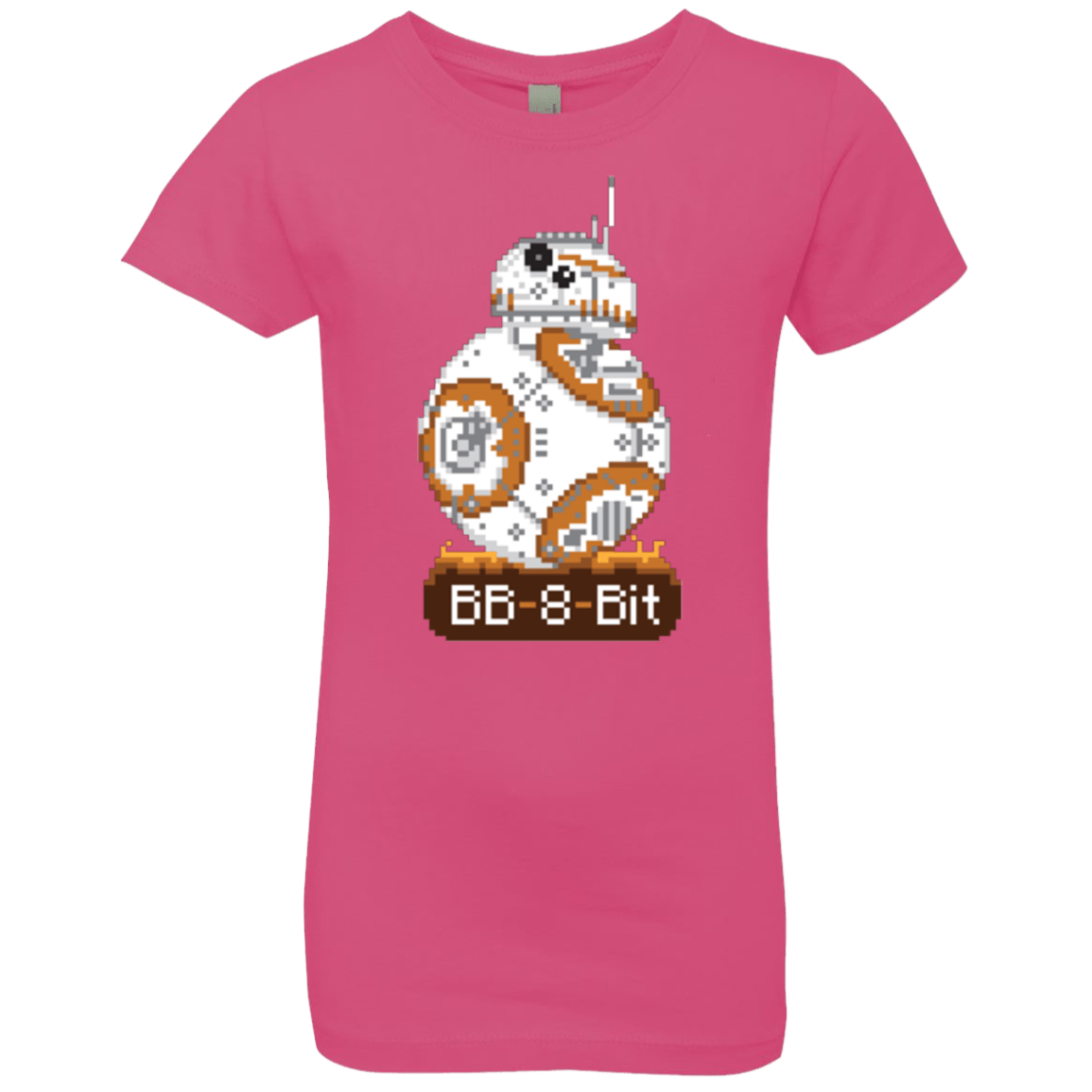 T-Shirts Hot Pink / YXS BB8Bit Girls Premium T-Shirt