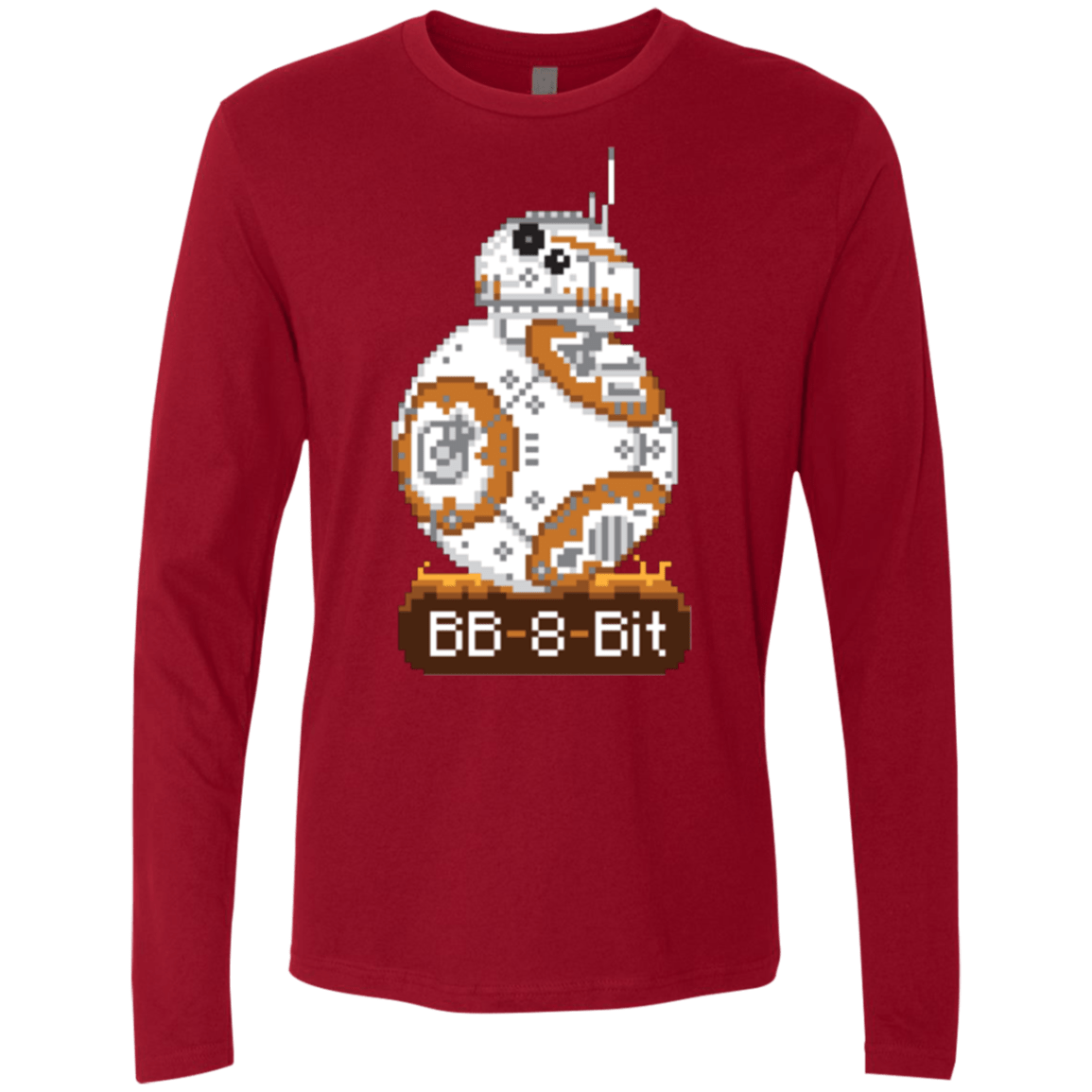T-Shirts Cardinal / Small BB8Bit Men's Premium Long Sleeve