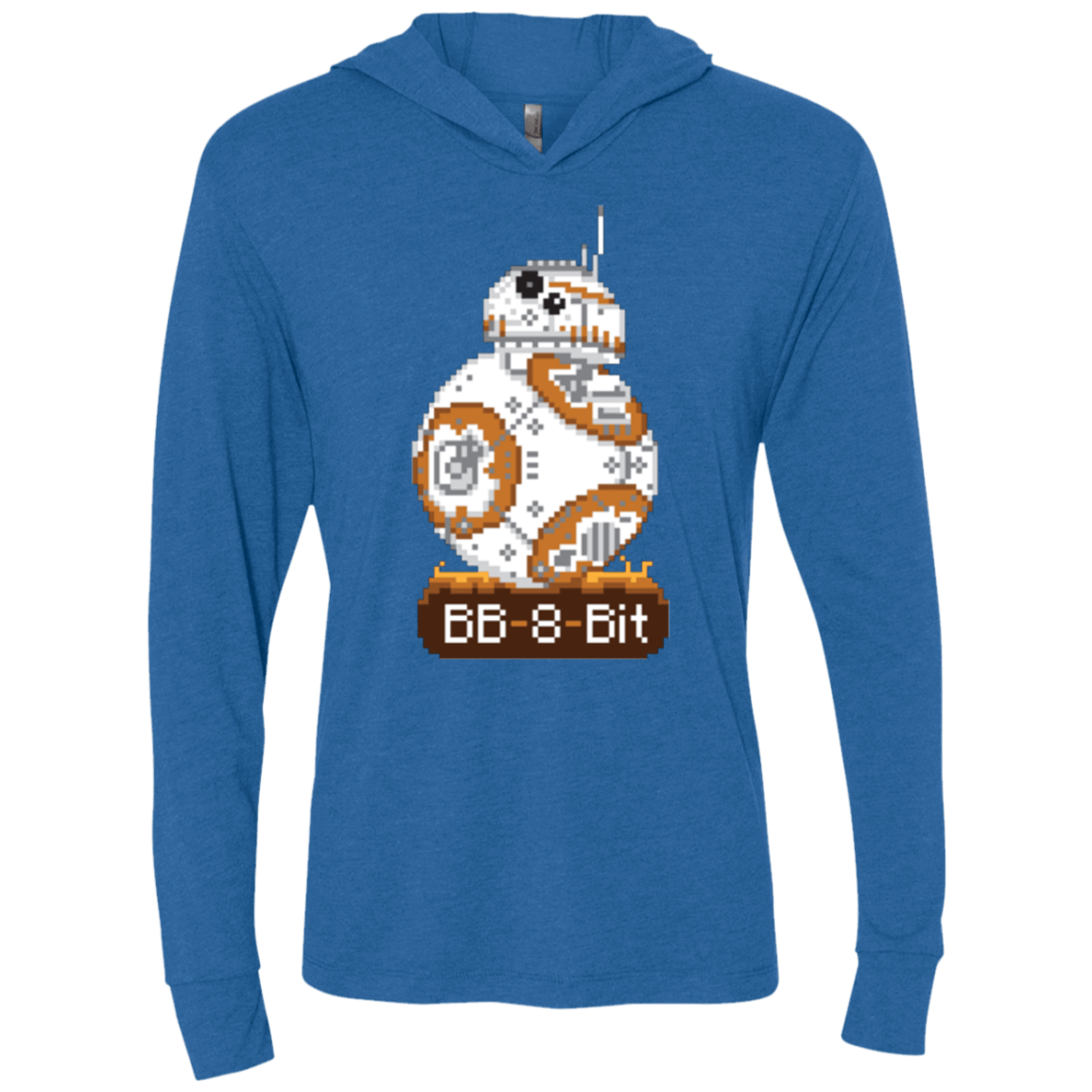 T-Shirts Vintage Royal / X-Small BB8Bit Triblend Long Sleeve Hoodie Tee