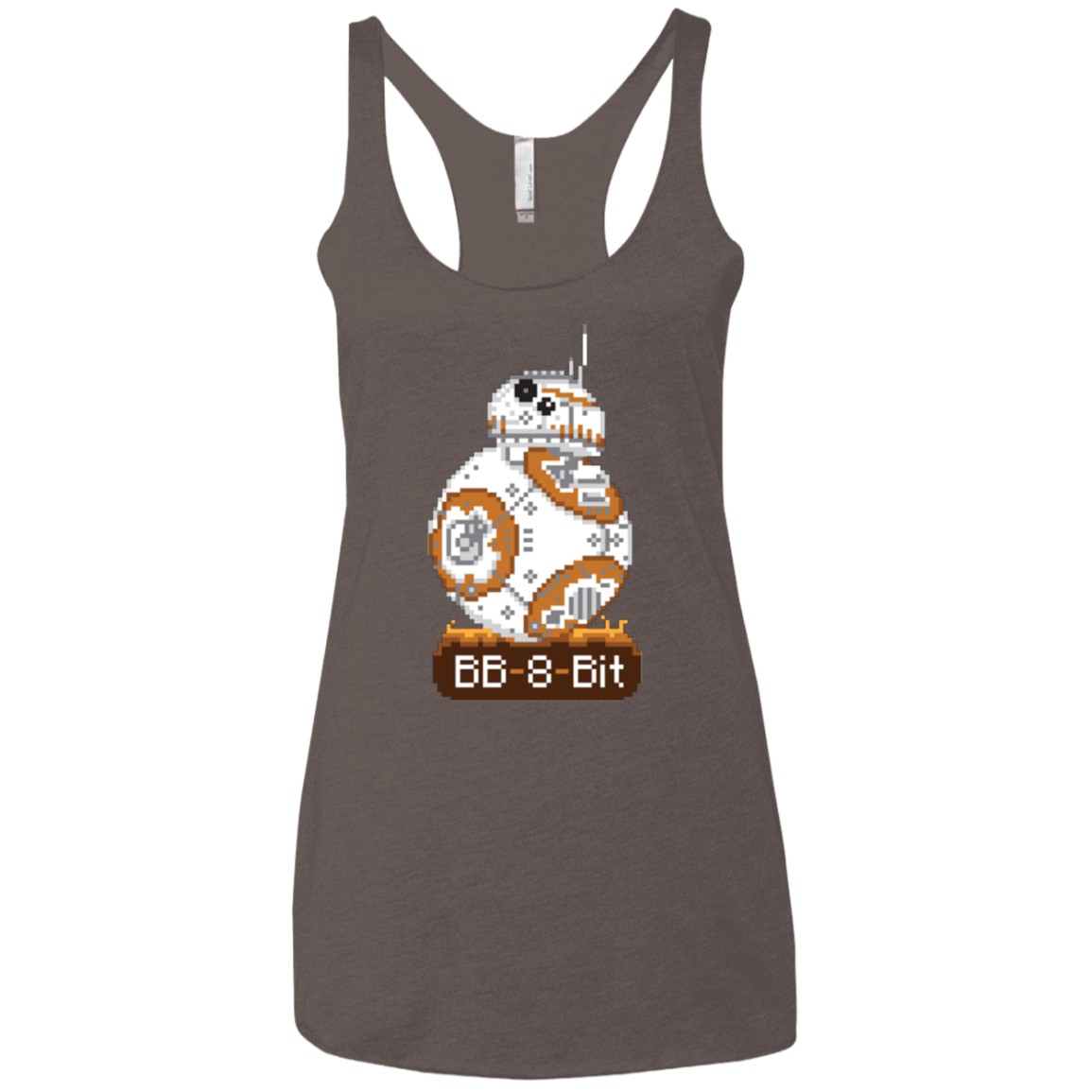T-Shirts Macchiato / X-Small BB8Bit Women's Triblend Racerback Tank