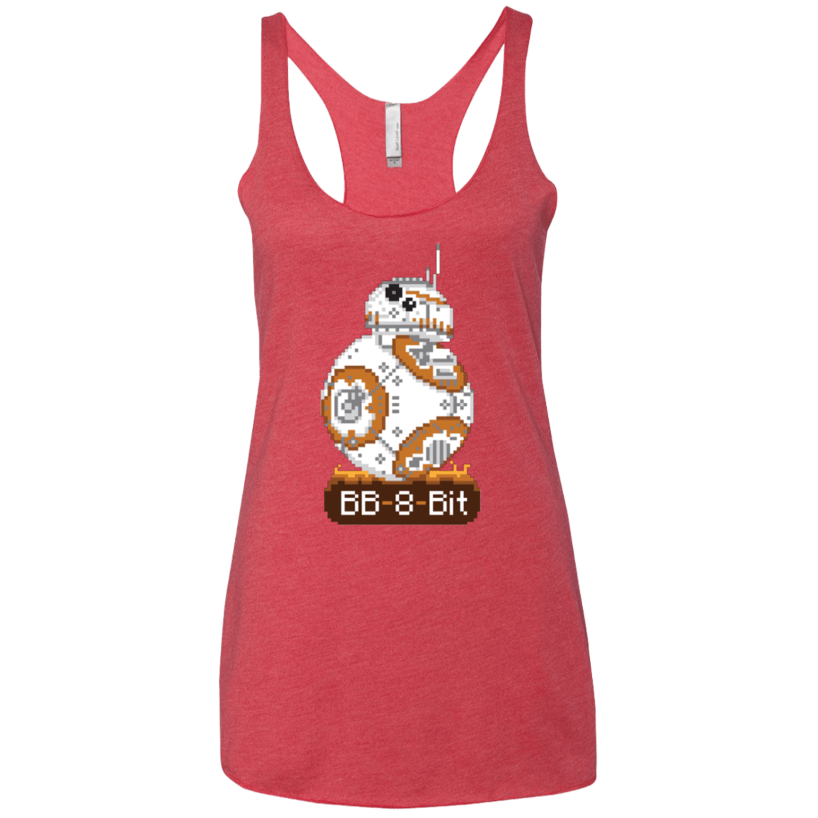 T-Shirts Vintage Red / X-Small BB8Bit Women's Triblend Racerback Tank