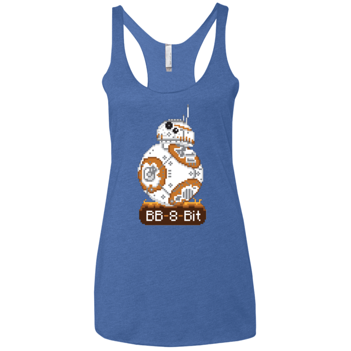 T-Shirts Vintage Royal / X-Small BB8Bit Women's Triblend Racerback Tank