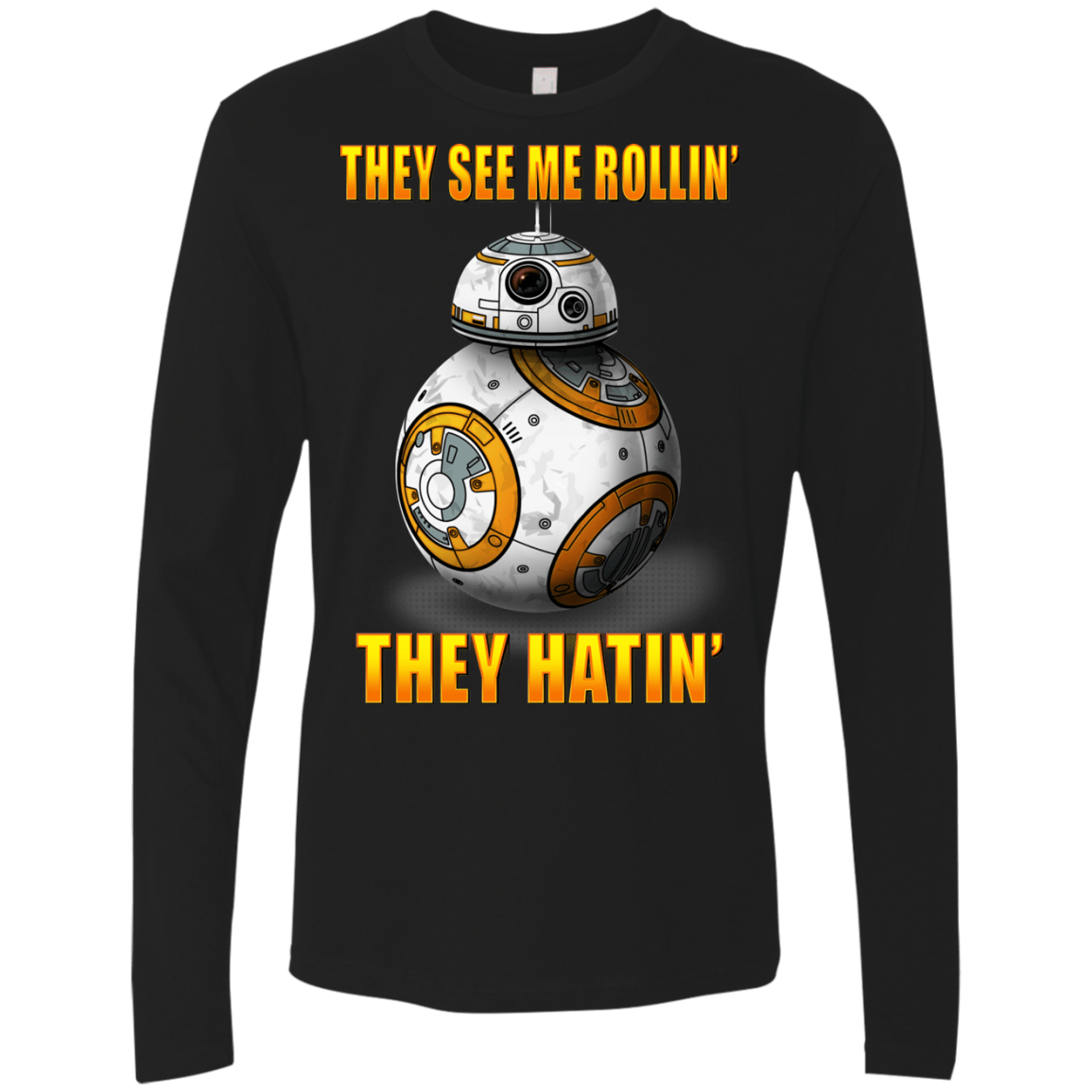 T-Shirts Black / Small BB8TSMR Men's Premium Long Sleeve