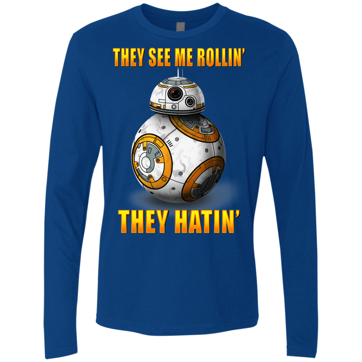 T-Shirts Royal / Small BB8TSMR Men's Premium Long Sleeve