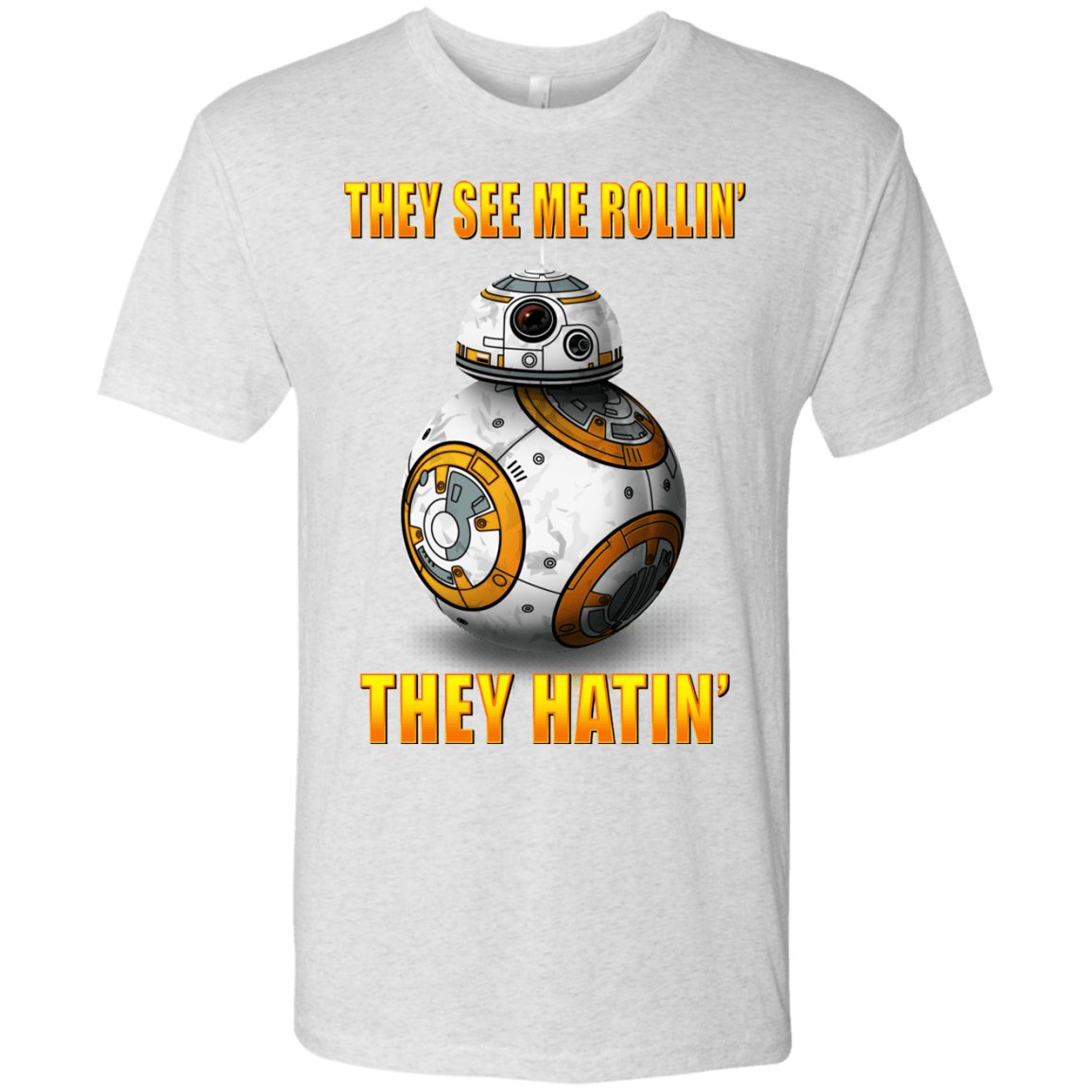 T-Shirts Heather White / Small BB8TSMR Men's Triblend T-Shirt