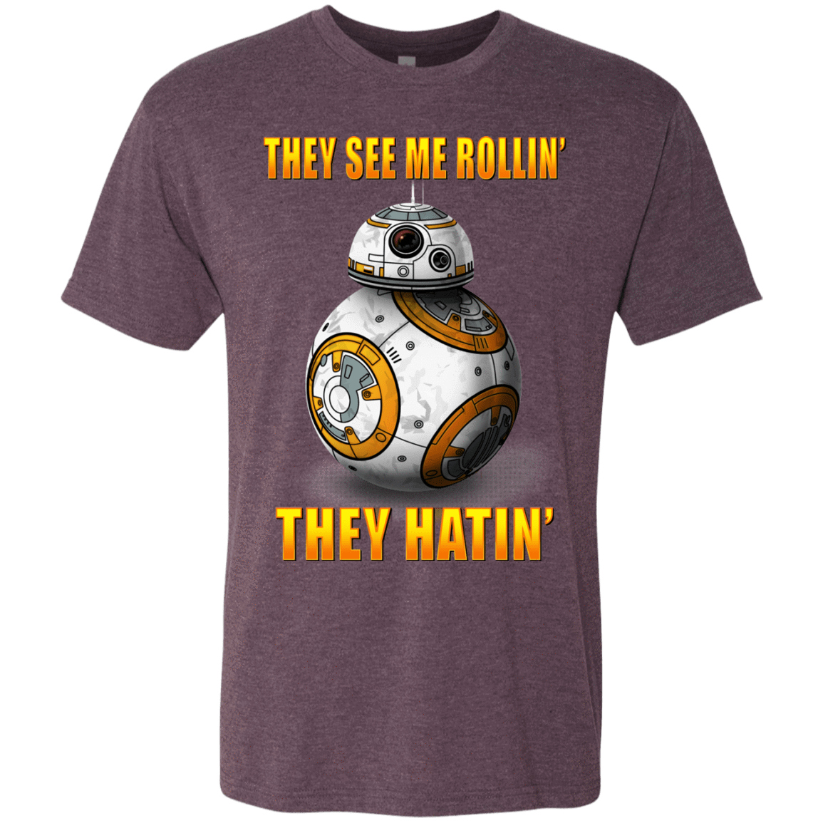 T-Shirts Vintage Purple / Small BB8TSMR Men's Triblend T-Shirt